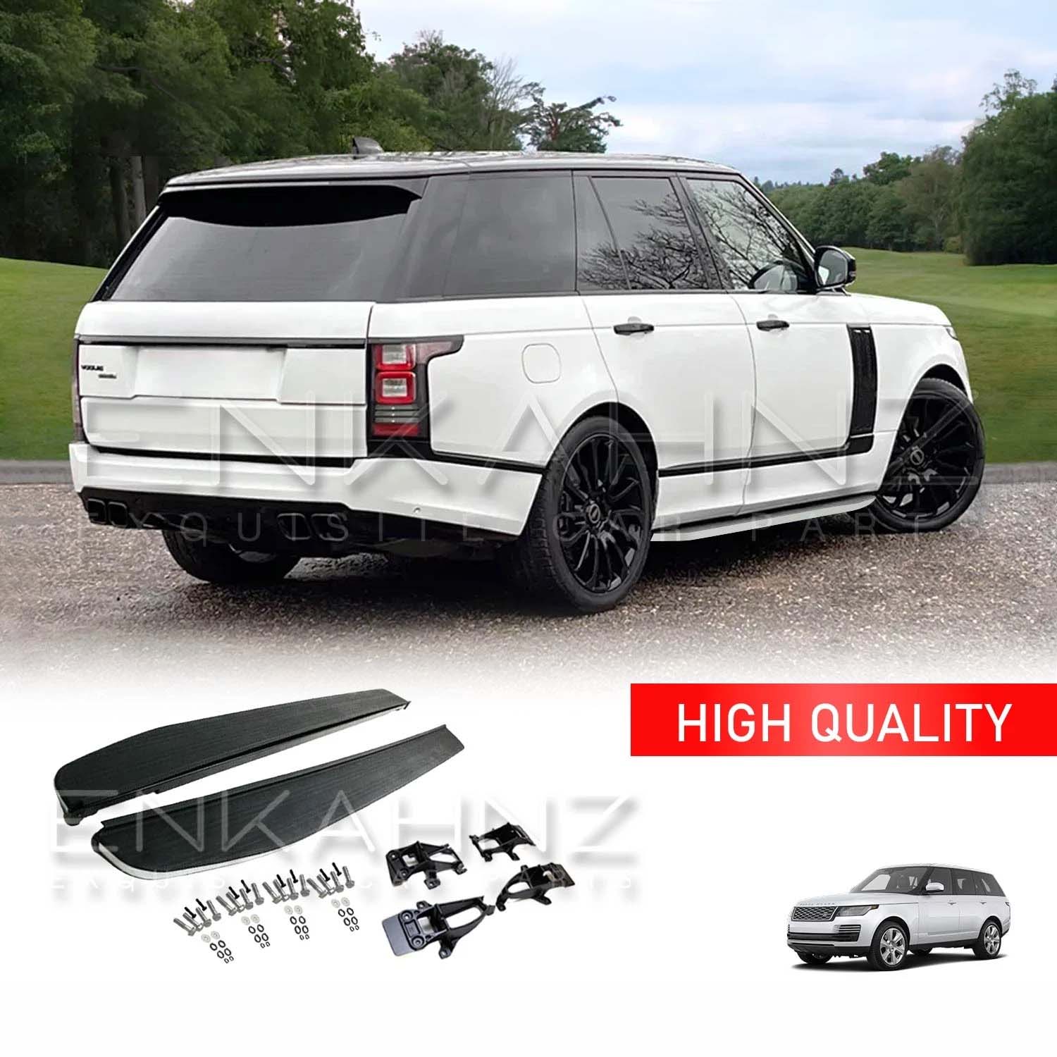SIDE STEPS SILVER EDITION FOR RANGE ROVER VOGUE SVO STYLE L405 | 2013-2017