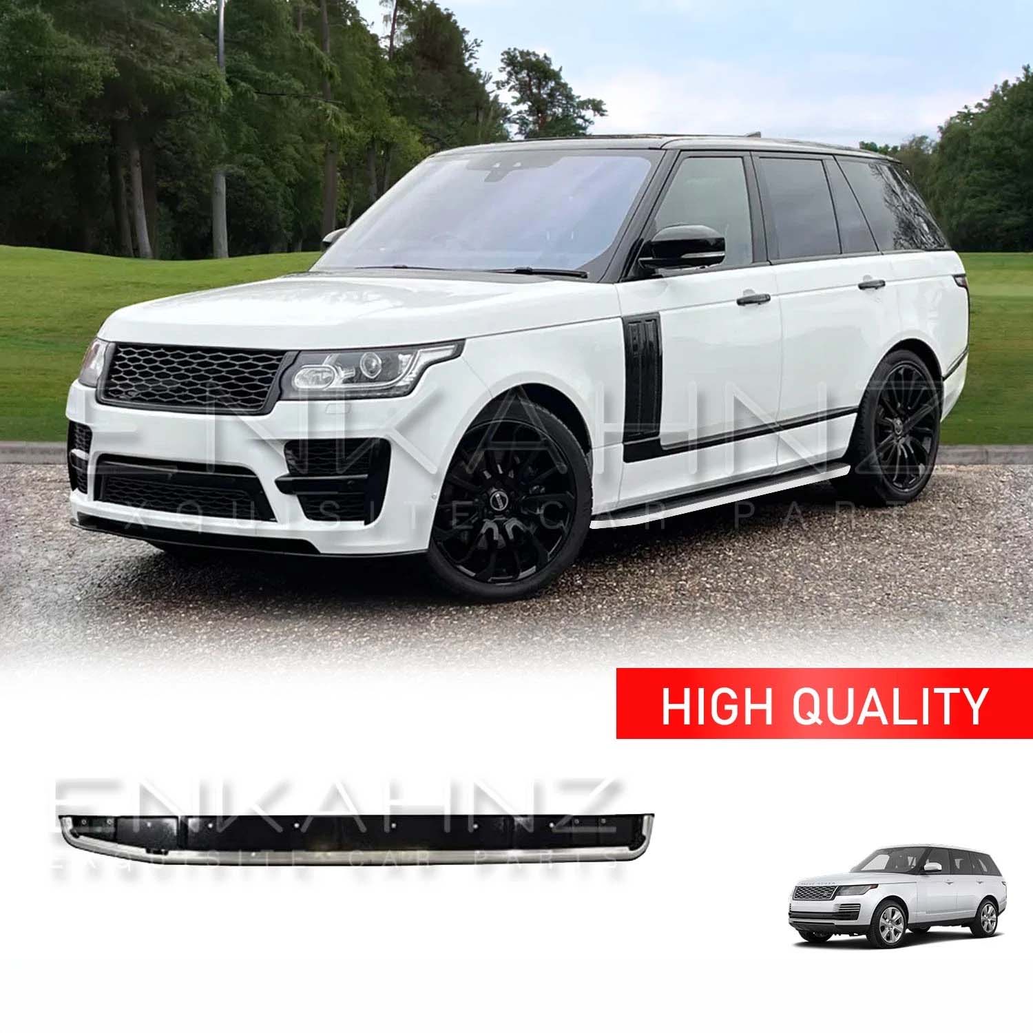 SIDE STEPS SILVER EDITION FOR RANGE ROVER VOGUE SVO STYLE L405 | 2013-2017