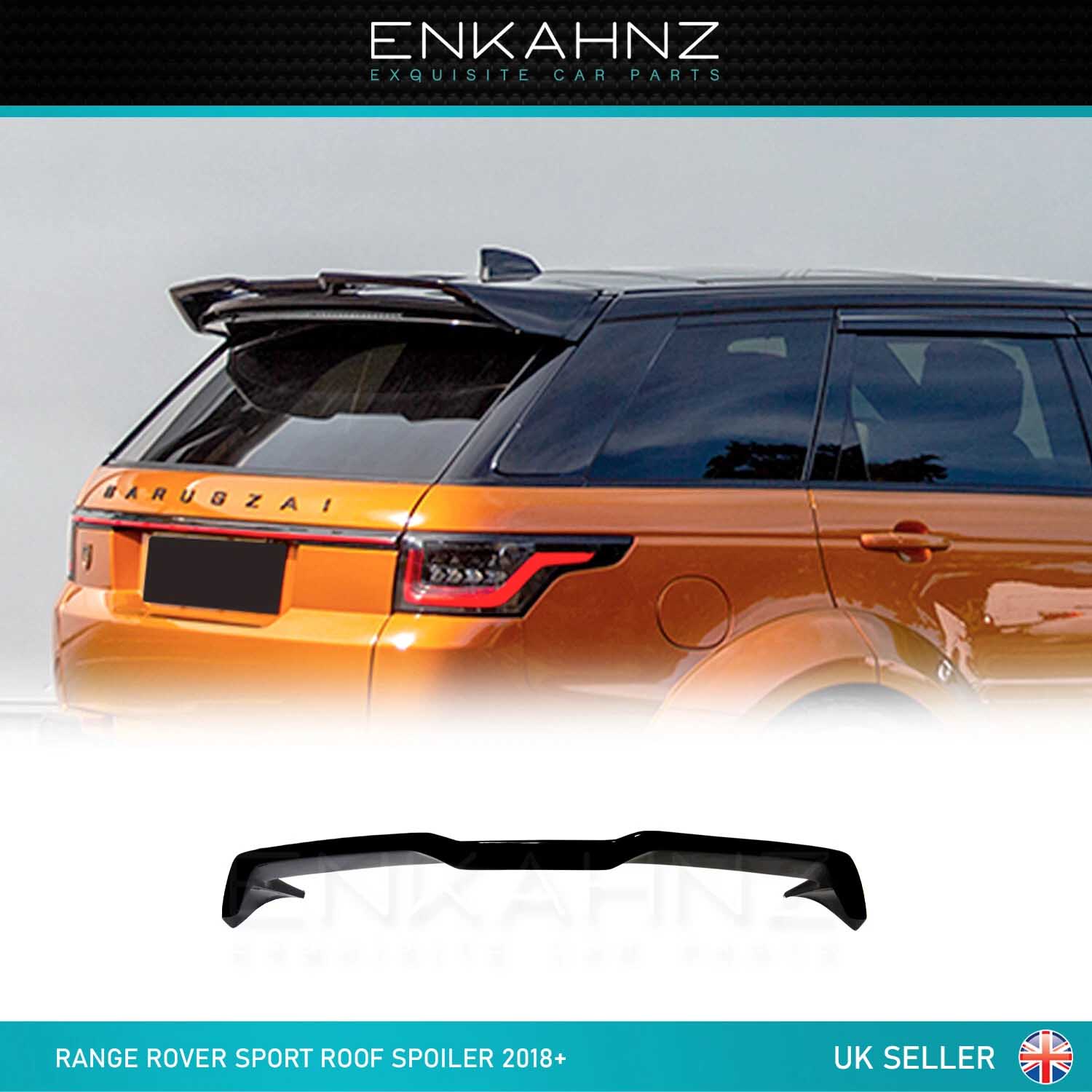BARUGZAI REAR ROOF SPOILER FOR RANGE ROVER SPORT L494 2018-2022 FACELIFT