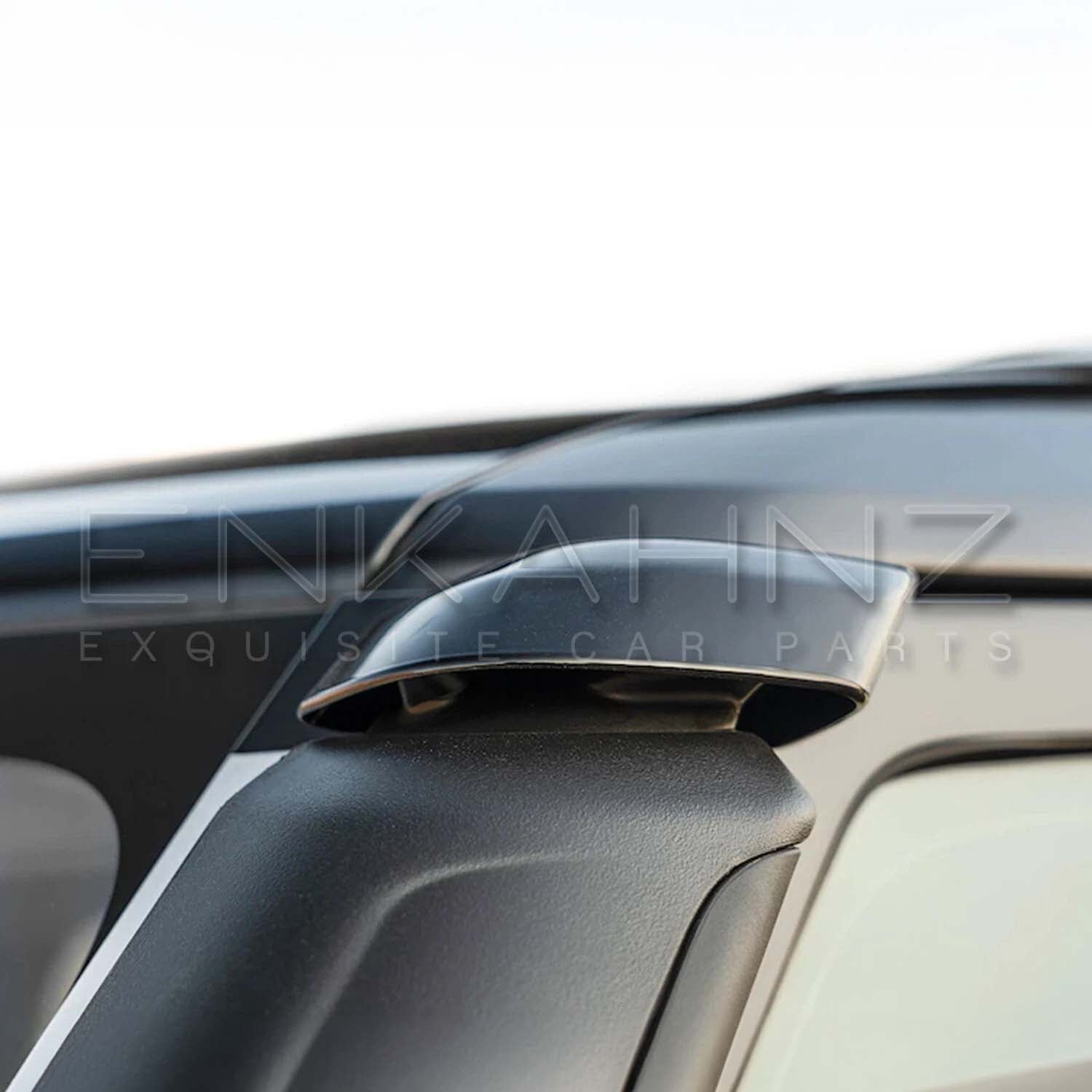 GLOSS BLACK RAISED AIR INTAKE SNORKEL FITS DEFENDER L663 90 / 110 2020+