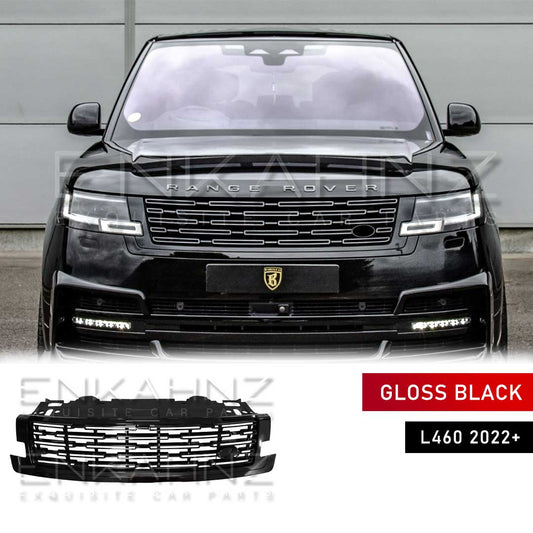 SV STYLE GLOSS BLACK FRONT GRILLE FITS RANGE ROVER L460 2022+