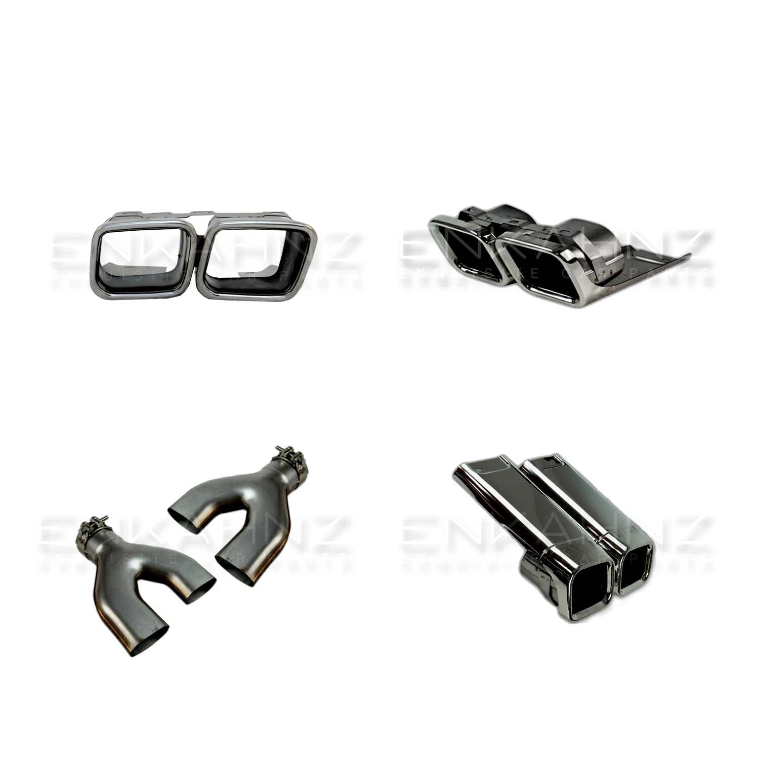SVO STYLE CHROME EXHAUST TIPS FOR RANGE ROVER VOGUE L405 2013-2017