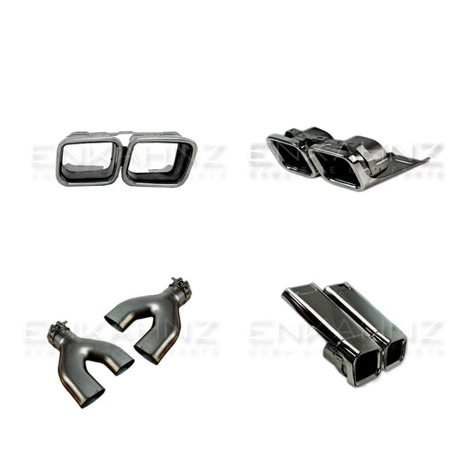 SVO STYLE CHROME EXHAUST TIPS FOR RANGE ROVER VOGUE L405 2018-2022