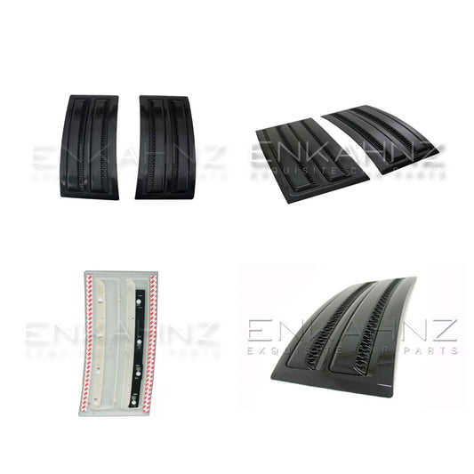 SVO STYLE GLOSS BLACK SIDE VENTS FOR RANGE ROVER VOGUE L405 2013-2022