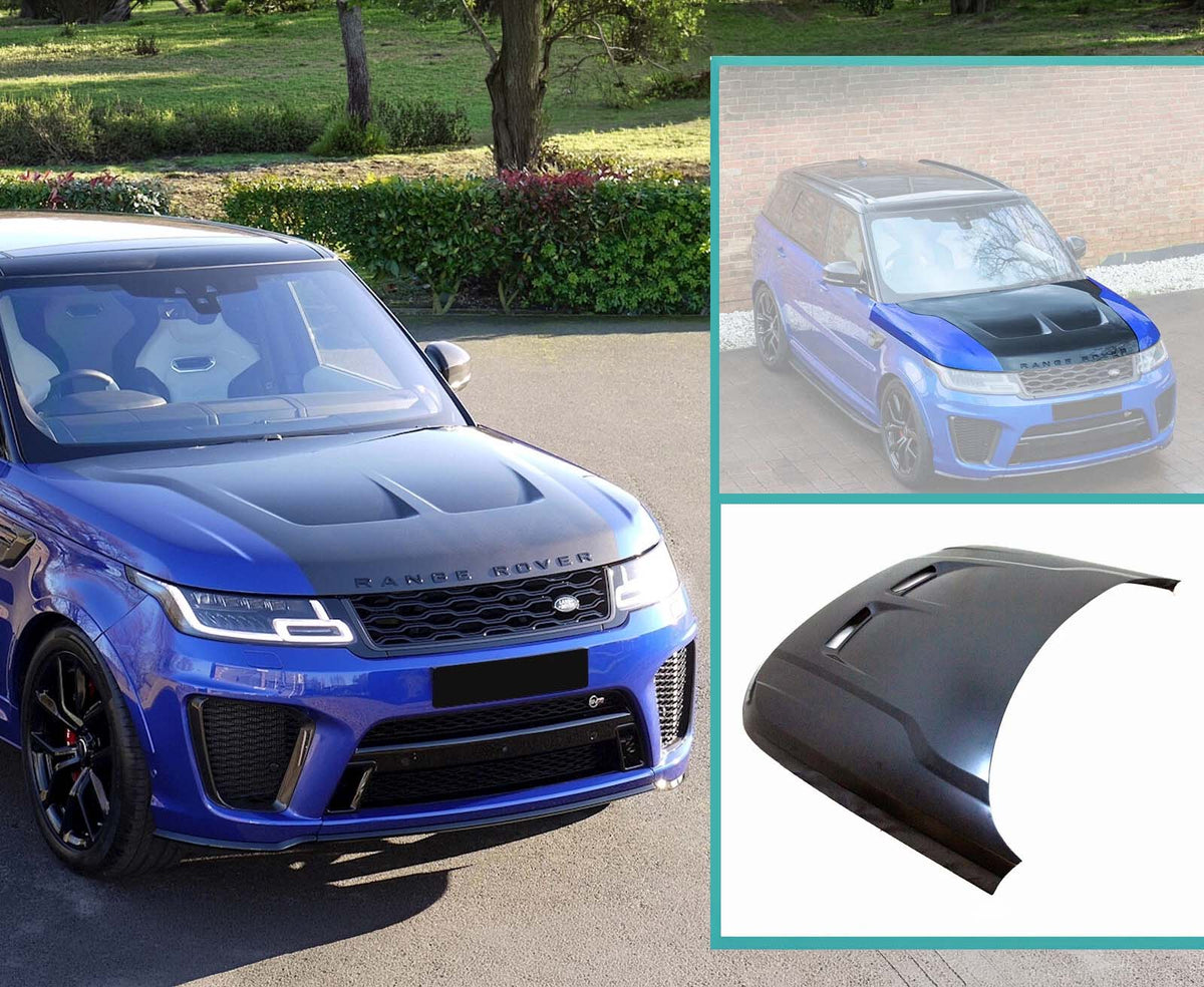 SVR STYLE ALUMINIUM VENTED BONNET FITS RANGE ROVER SPORT L494 2013-2022