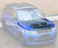 Load image into Gallery viewer, SVR STYLE ALUMINIUM VENTED BONNET FITS RANGE ROVER SPORT L494 2013-2022
