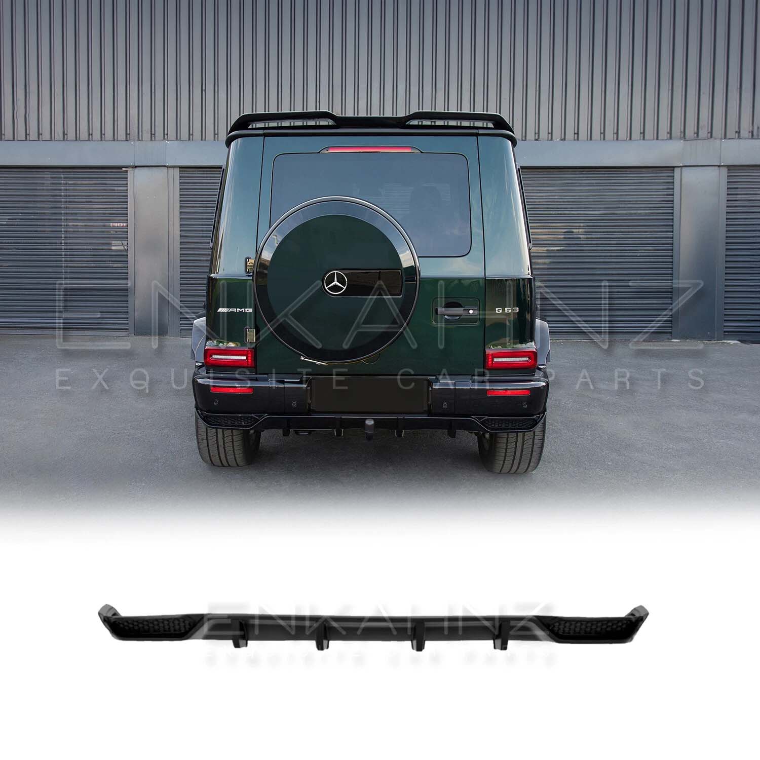 TC STYLE REAR LIP SPLITTER FOR MERCEDES G-WAGON 2464 G63 2018-2024