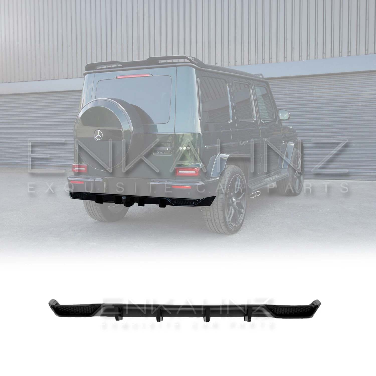 TC STYLE REAR LIP SPLITTER FOR MERCEDES G-WAGON 2464 G63 2018-2024