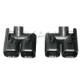 Load image into Gallery viewer, TQ STYLE MATTE BLACK QUAD EXHAUST TIPS FITS DEFENDER 90/110 L663 2020+
