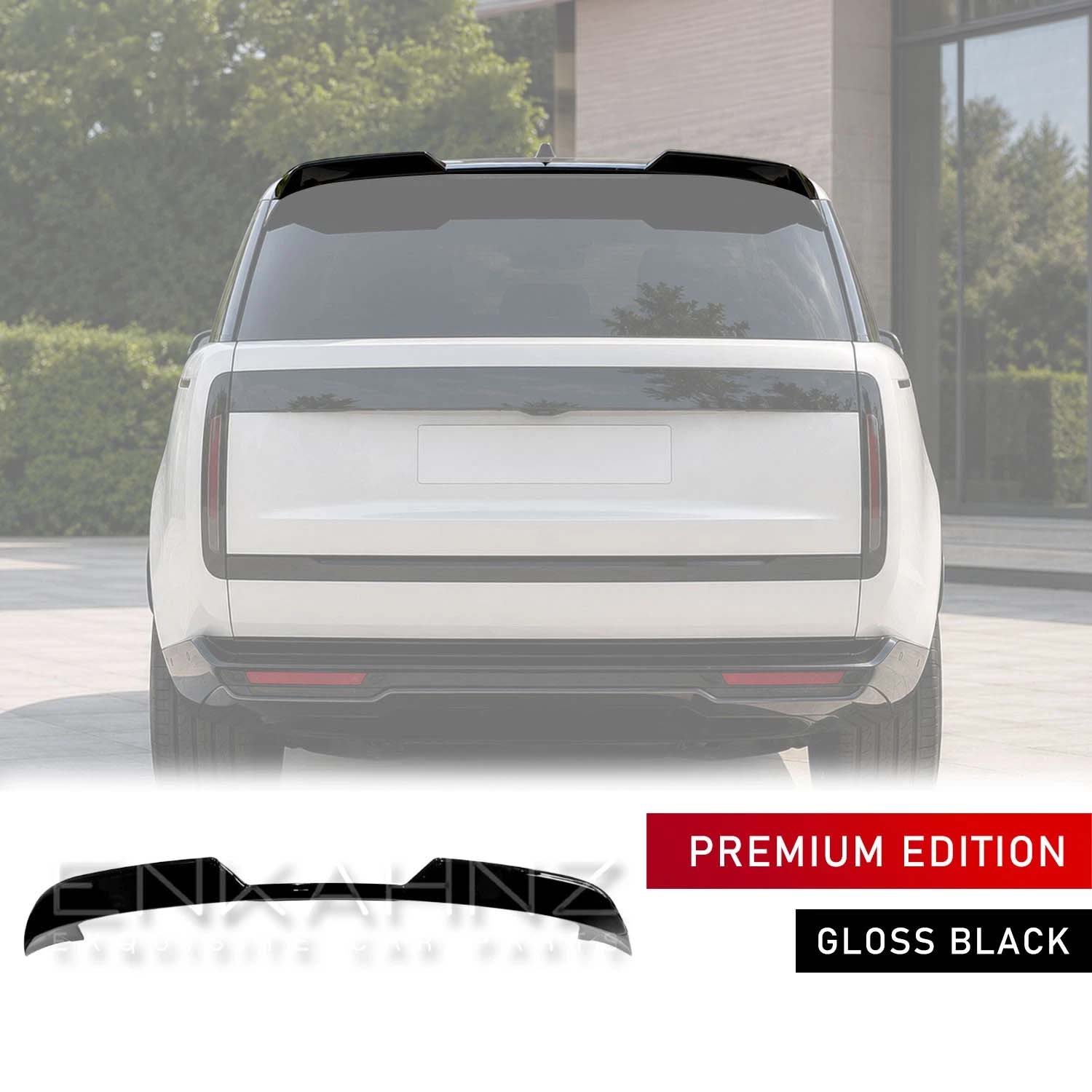 WING STYLE GLOSS BLACK REAR ROOF SPOILER FITS RANGE ROVER L460 2022+